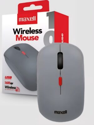 Mouse Inalambico Maxell Gris o Azul