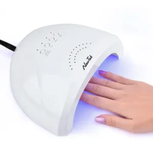 Cabina Uv Led Manicuria Profesional Esculpida Gelificada Uña Color Blanco