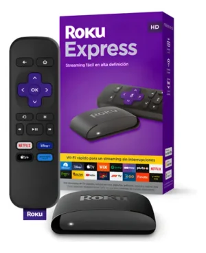 Roku Express 3960 Hd | Convertir Tu Tv En Smart | Tv Box | Chromecast | Apple Tv | Aparato Para Transformar El Tv Para Ver Netflix Y Youtube | Amazon Tv Stick.
