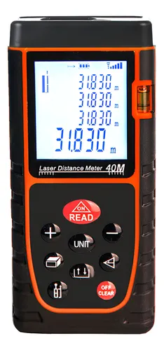 Medidor Distancia Laser Gadnic Metro Portatil Pantalla Lcd