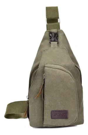 Bolso Morral Gadnic Mochila Con Correa A Un Hombro Color Verde