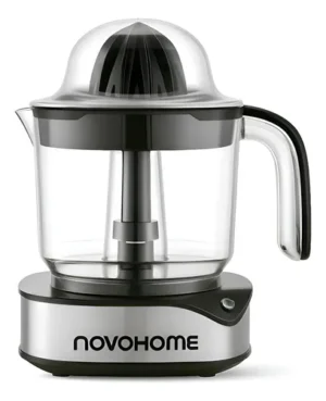 Exprimidor De Jugos Eléctrico Novohome 1.2 Lts Con Pico Vertedor Y Luz Indicadora De Uso
